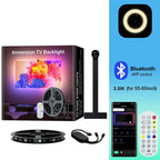 Smart LED TV Backlight Strip with AR Color Sensor App Controller with Music Sync RGB Ambient Light for 55 to 85 Inch Screen
