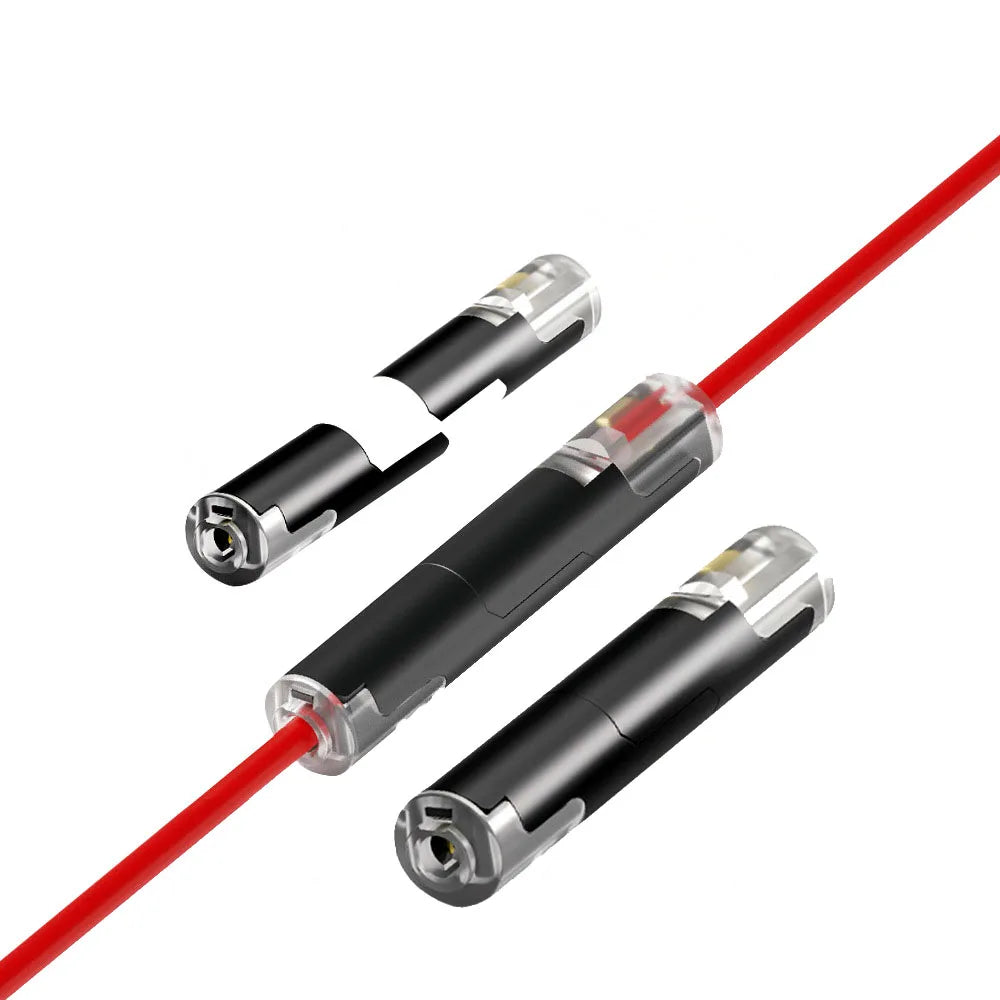 D1/D2/D3 Electric Wire Connector,1/2/3 Pin No Strip Line Cable Interconnection Detachable Automotive Terminal Plug Universal