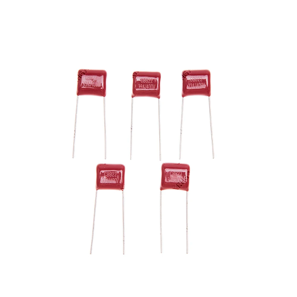 KIT 50PC=10value*5PCS Metallized Polyester Film Capacitors CBB Assortment Kit 400V 10nF ~ 3.3UF