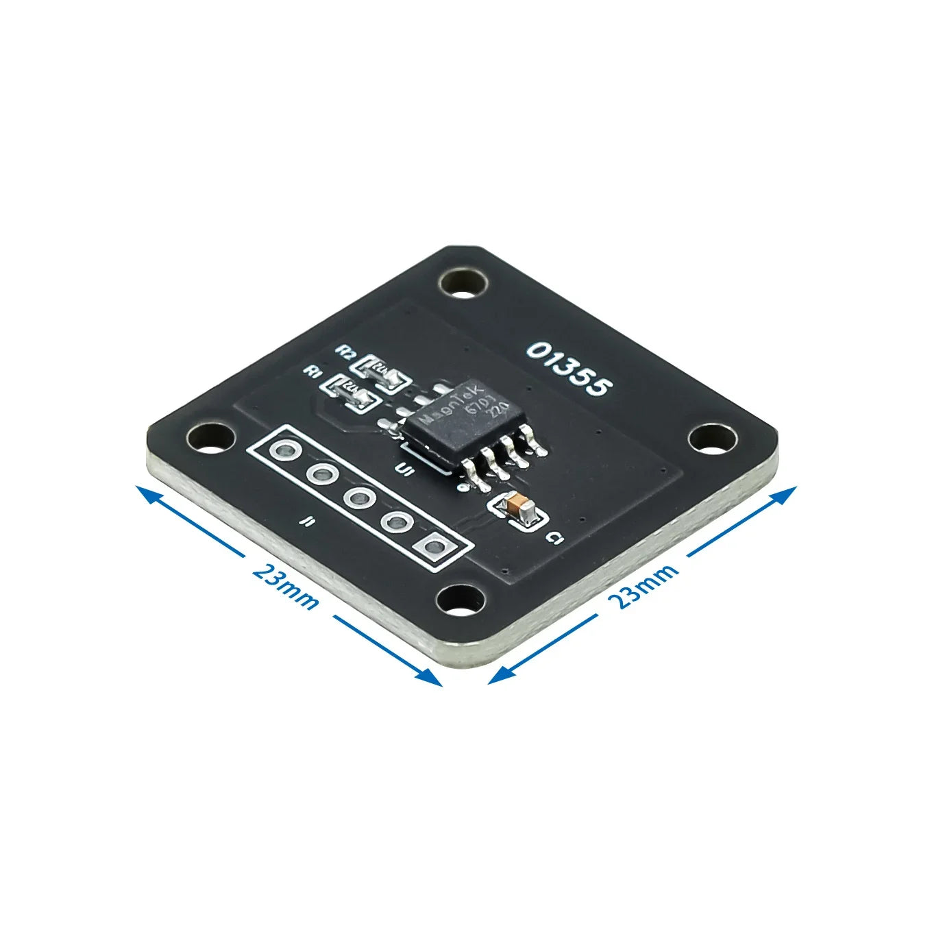 MT6701 magnetic encoder magnetic induction angle measurement sensor module 14bit high precision instead of AS5600