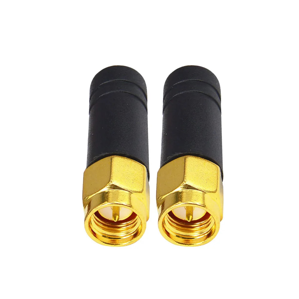 2PCS 2.4G Mini WiFi Antenna 2dBi SMA Male Connecter for Motherboard  Modem USB Adapter AP Client FPV Transmitter Extender