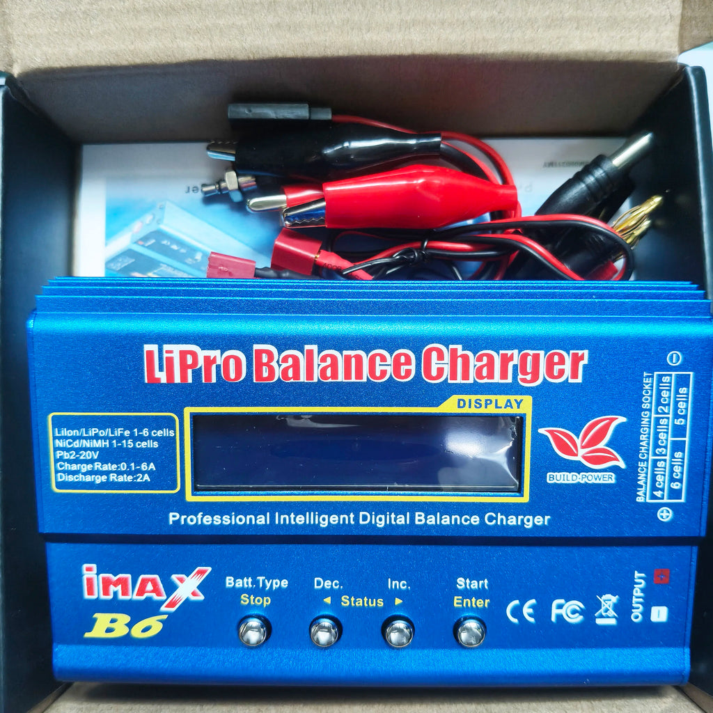 IMAX B6 / B6AC 80W T/XT60plug Lipro Balance Charger Adapter With 12v 5A AC POWER Adapter(EU/US/AU Plug) for RC Multirotor Drone