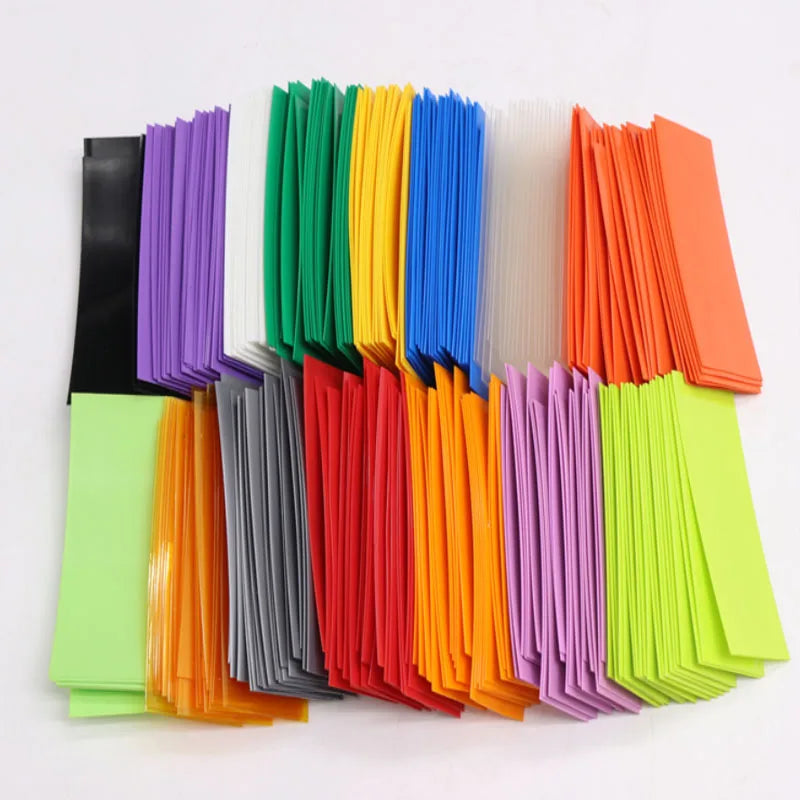 No.5(AA) Battery PVC Heat Shrink Tube Repair protective film Insulated Wrap Protect Case Pack Sleeve