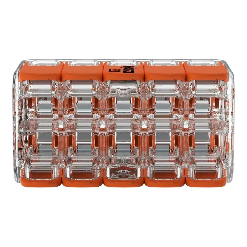 WAGO 221‑420 Double‑Deck 10‑Conductor Lever Wire Connector,0.14‑4mm² 32A 450V