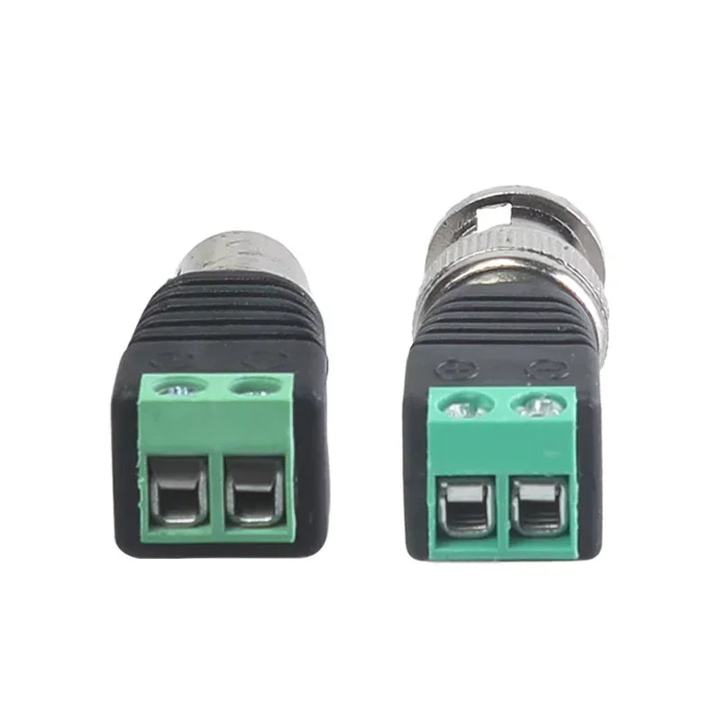 4/10Pcs BNC Male Female Q9 Plug Socket Adapter Connector with Screw Terminal for Audio Video CCTV Surveillance Camera