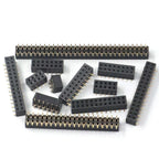 2.0mm SMD double row female header 2x2/3/4/5/6/7/8/10/20/40 pin header connector 2mm spacing bar, suitable for Arduino PCB