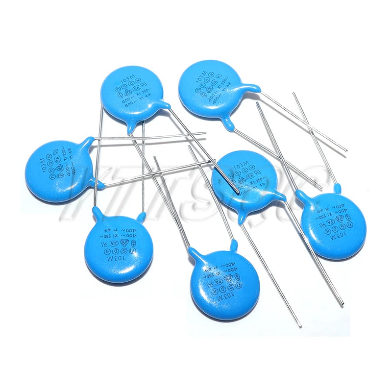 20PCS Safety Capacitor Y1 Y2 Y X1 470PF 1000PF 1NF 2.2NF 4.7NF 10NF 250VAC 400VAC 102M 103M 471M 222M 472M