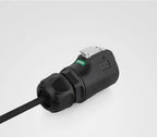 CNLINKO M24 Fiber Optic Connector LC High Performance Single Mode Conenctor Quick Assembly Waterproof IP68 for Networking FTTH