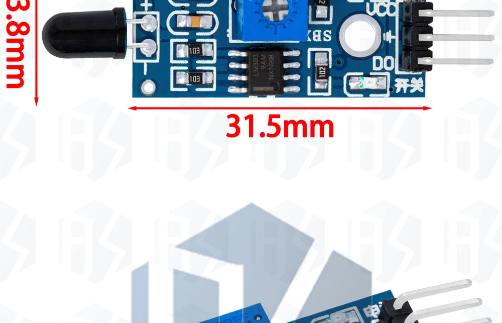 Raspberry pi 2 3 the sensor module package HC-SR04 501 DHT11 DS3231 KY-008 Sound Rain Soil sensor for arduino kit