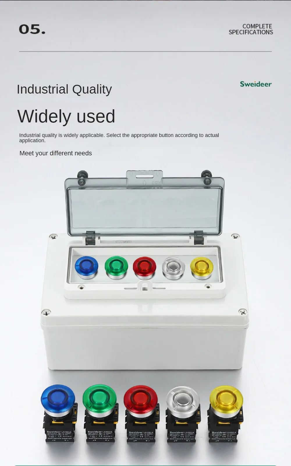 30mm Mushroom Button Switch with Light Waterproof Momentary Reset Self Locking Power Push Button Switch 12V 24V 220V 1NO 1NC Red
