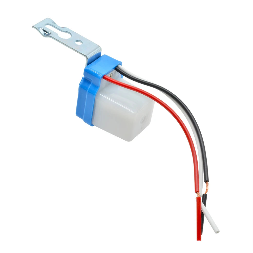 Automatic On Off Photocell Street Lamp Light Switch Controller 110V 220V 24V 12V 10A Photo Control Photoswitch Sensor Switch