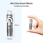 180 Degree Rotation Micro-usb to USB C Adapter Micro 5Pin Male to Type-C Female Data & Charging Connector for Android Phone