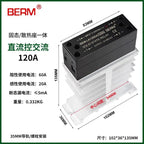 Integrated Rail Single Phase Solid State Relay 24V DC Control AC 220V Heat Sink SSR-25DA 60DA LK40AA LK10AA LK25AA LK25DD