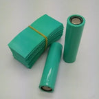 100pcs 18650 Battery Wrap Sleeve Heat Shrink Shrinkable Tube Insulated Multicolor Battery Skin PVC FilmTape Protector Cover Pipe