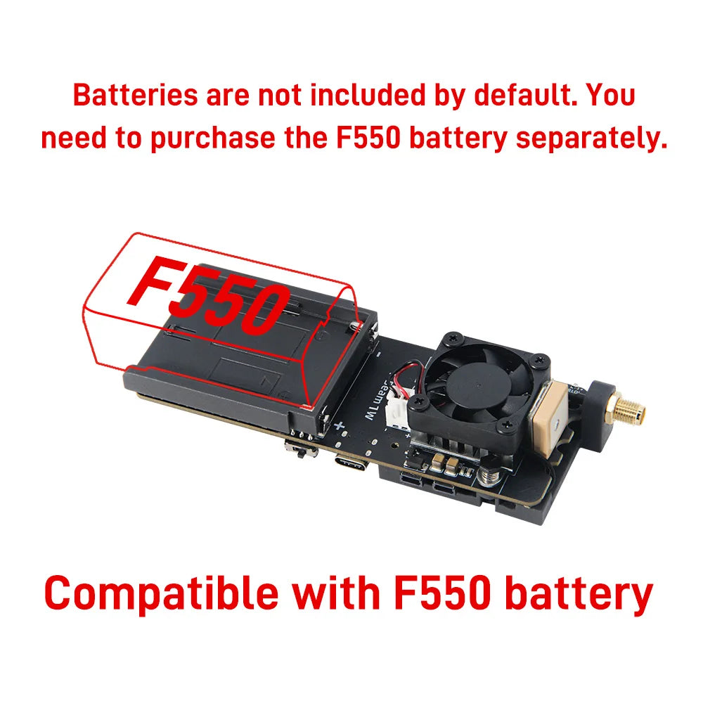 LILYGO® T-Beam 1W ESP32-S3 Low Power SX1262 LoRa Module Supports 830~945 MHz With 1.3-inch OLED GPS Compatible With F550 Battery