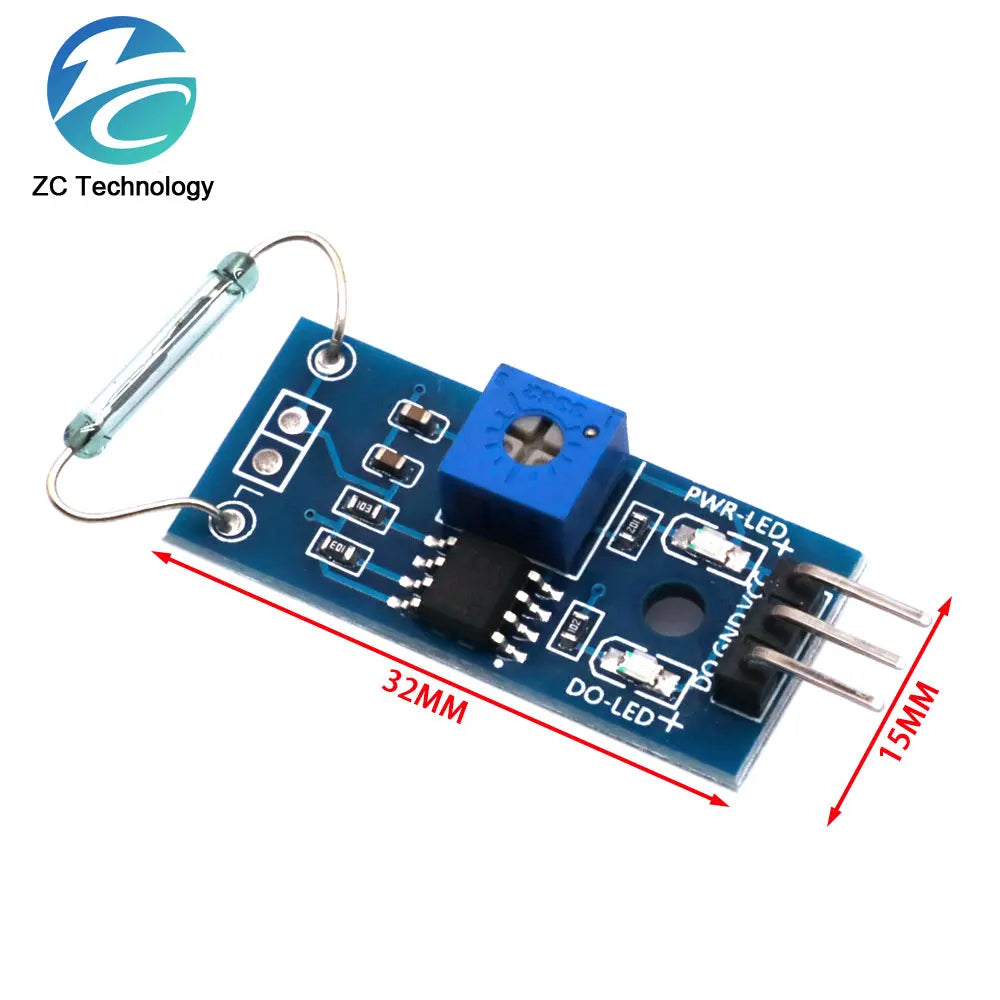 Reed sensor module magnetron module reed switch magnetic switch for arduino