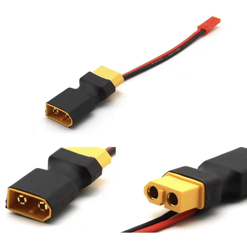 1/3/5PCS XT60 T Plug Female to Male JST Female Adapter For RC Helicopter Quadcopter LiPo Battery Plug Connector
