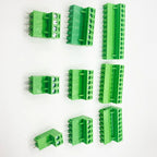 5Pair 5.08mm Pitch 2EDG Straight Pin PCB Screw Terminal Block 2/3/4/5/6/7/8/9/10/12Pin 300V 10A Wire Connector Plug-in Socket