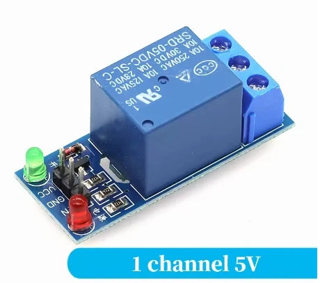 1-5Pcs DC 5V 9V 12V 24V 1 Channel Relay Module With Optocoupler Shield Board High Low Level Trigger Power Supply Module Arduino