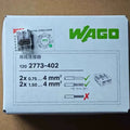Original WAGO 2773‑402‑403‑404‑405‑406‑408 PUSH‑WIRE Splicing Connector 0.5‑4mm² 32A 450V Transparent Push‑in Wire Terminal Bloc