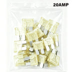 AGASHE 1‑40AWG Inline Blade Fuse Holder 30PCS Blade Fuse Kit Auto RV Truck Boat Marine Vehicle Circuit Protection Replacement