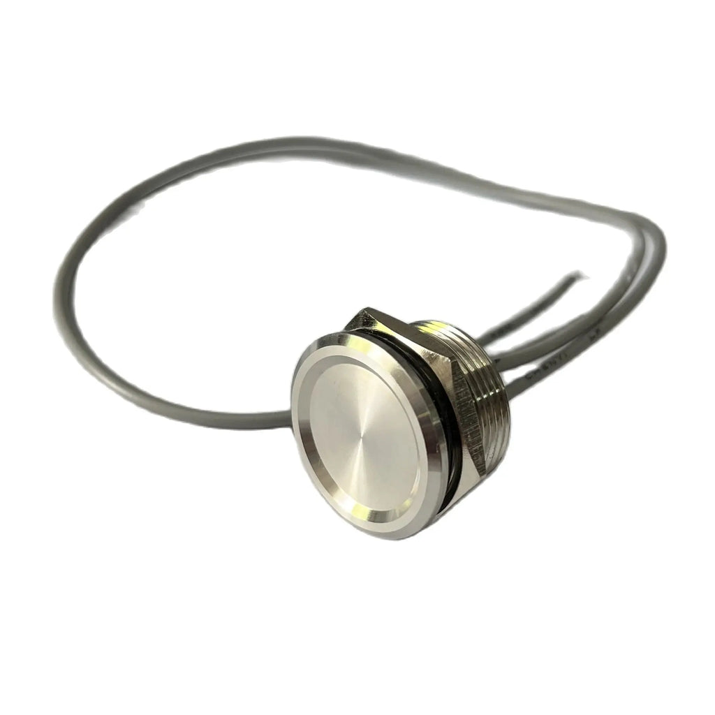 16mm 19mm 22mm 25mm Waterproof IP68 200mA  Momentary Normally Open Switch Stainless Steel Piezo Switch