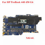 X8J-6L DAX8JMB16E0 For HP ProBook 440 G6 450 G6 Laptop Motherboard With I3 I5 CPU L44881-601 L44883-601 L44886-001 DDR4