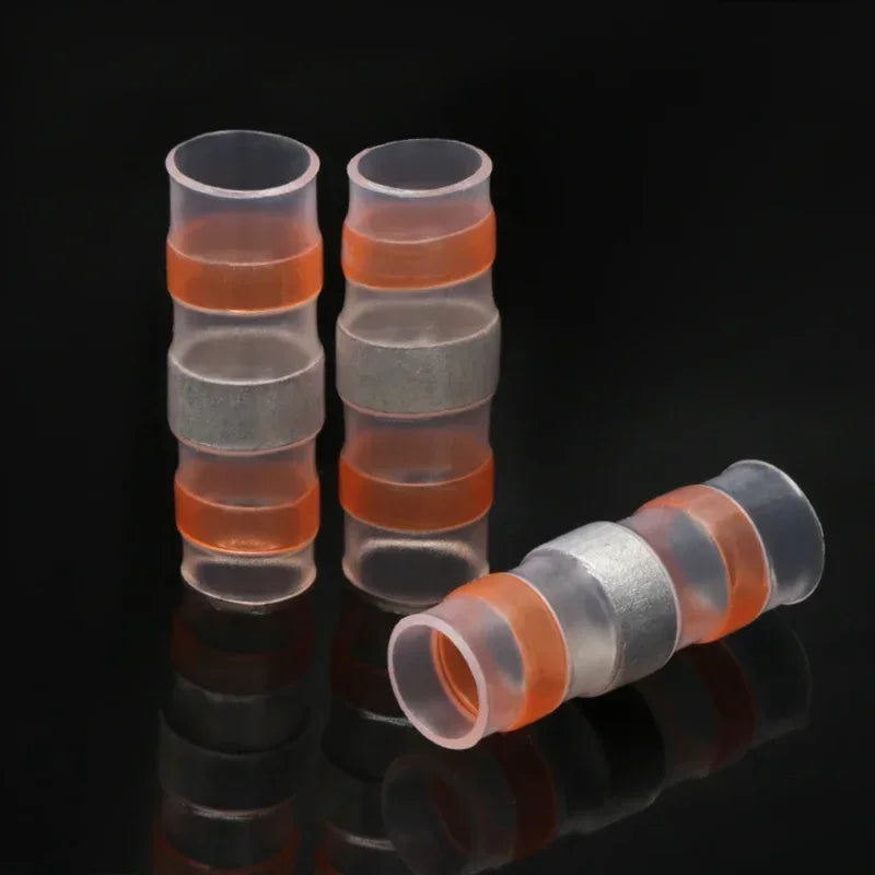 Solder Seal Wire Connectors 3:1 Heat Shrink Insulated Electrical Wires Terminals Butt Splice Waterproof 10/20/30//50/100pcs
