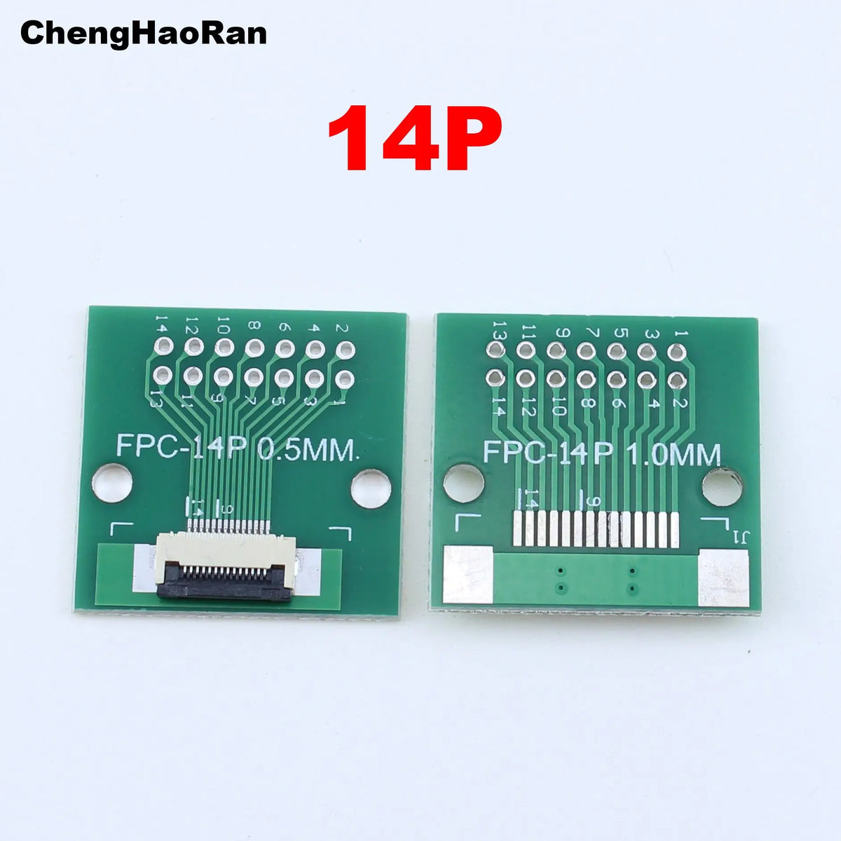 1pcs 4P 6P 8P 10P 12P 14P 15P 16P 18P 20P Test Board Adapter Double Rows Plate Connector 2.54mm 0.5mm Flip FPC Soft Flex Cable