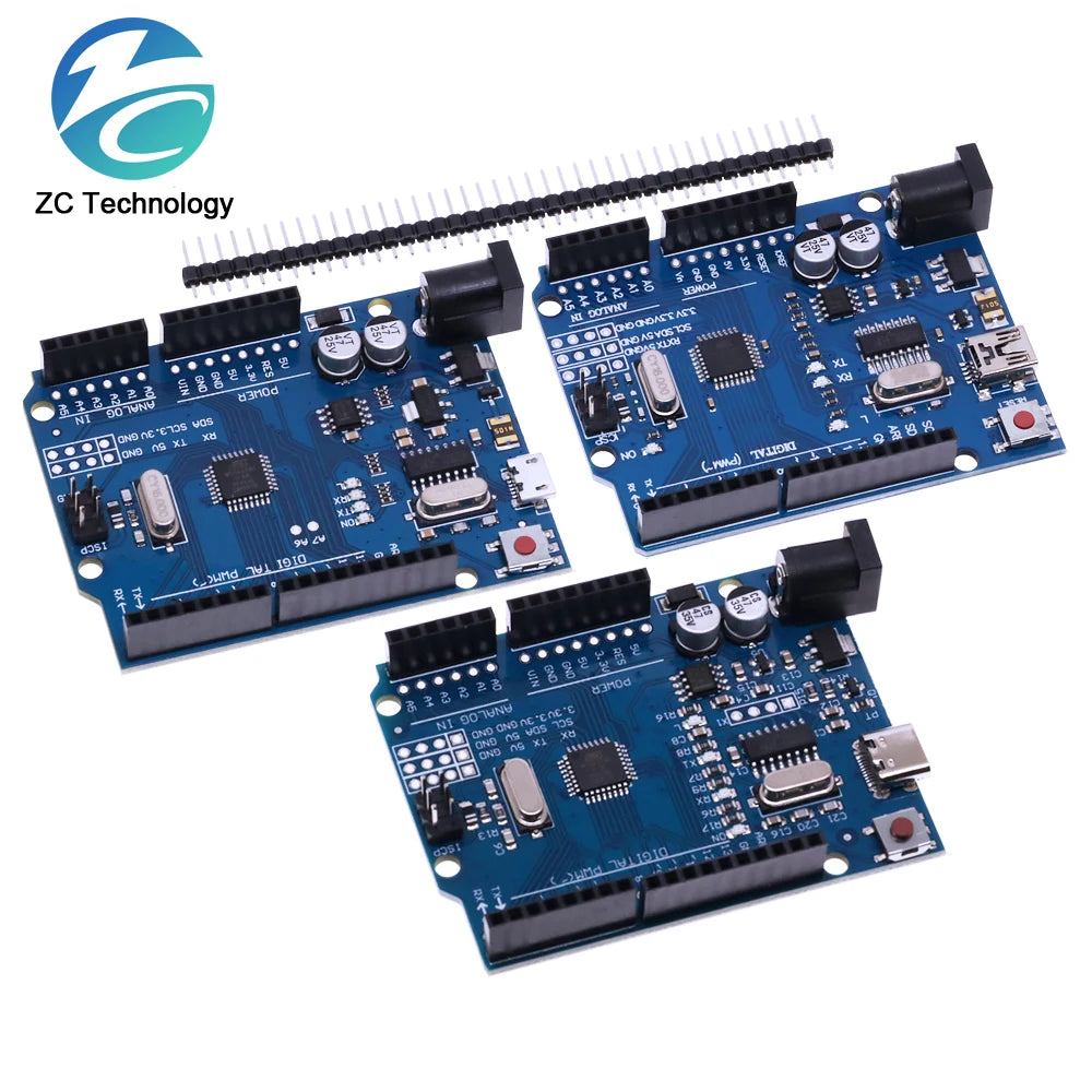 UNO R3 Official Box Type-c Mini Micro WiFi  ATMEGA328P Original Chip CH340G For Arduino UNO R3 Development Board WeMos ESP8266