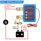 Remote Battery Disconnect Switch,Automatic Power Shut Off Remote Control,12V 240A Battery Disconnect Power Switch For Car Truck
