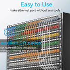 2-20Pcs CAT6 RJ45 Keystone Jack Coupler Cat6 RJ45 Keystone Couplers Ethernet Connector Female to Female Lan Cable Extender
