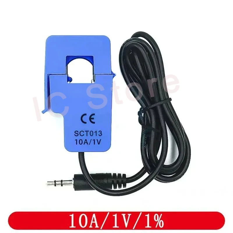 1PCS SCT-013-000 5A 10A 20A 30A 50A 100A 50MA 1V 1% Non-invasive Split Core Current Transformer AC Current Sensor