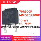 10PCS NEW MMD70R900P 70R900P MMD70R600P 70R600P MMD60R900P 60R900P MMD60R580P 60R580P TO-252 SMD MOS Field-Effect Transistor