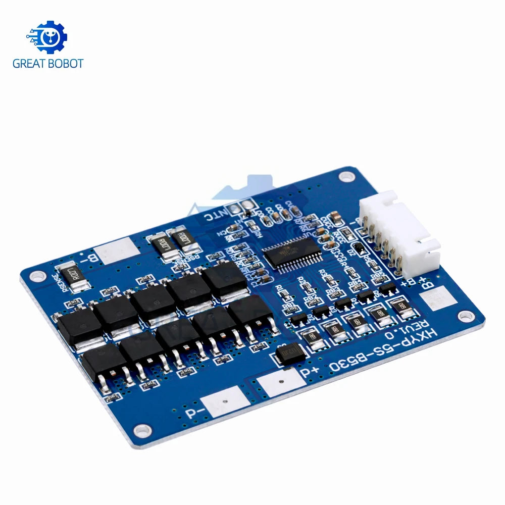 1~3PCS 5S 18V 21V 30A 45A BMS Lithium Battery Charging Protection Board With NTC Resistors With Balance And Temperature