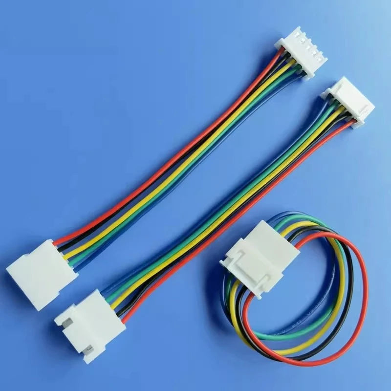 5pcs 10/20/30cm XH2.54 2P 3P 4P 5P 6P Male to Female Extension Aerial Docking Crimp Battery Charge Wire Cable Connector