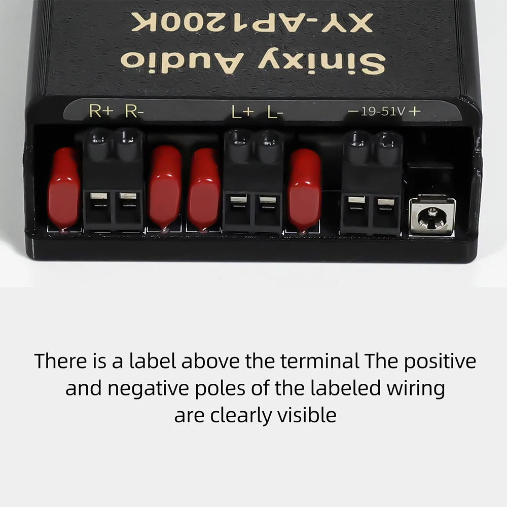 1200W 10A Pure Power Amplifier Module 2.0 600W+600W Stereo Digital Audio Amplifier TPA3255 Amplifier Chip DC 18-51V XY-AP1200K