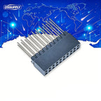 1PCS 2.54mm 2x10P/20P/32P/40 Pin Female Stacking Header Connector Dual Row 2*10P 2*20P 2*32P 2*40P PC104 For Raspberry Pi 2