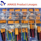 1PCS AS150U、AS150UPW(2+4)、AS150UPB Connector Amass Male Female Male High Current Model Airplane Plug