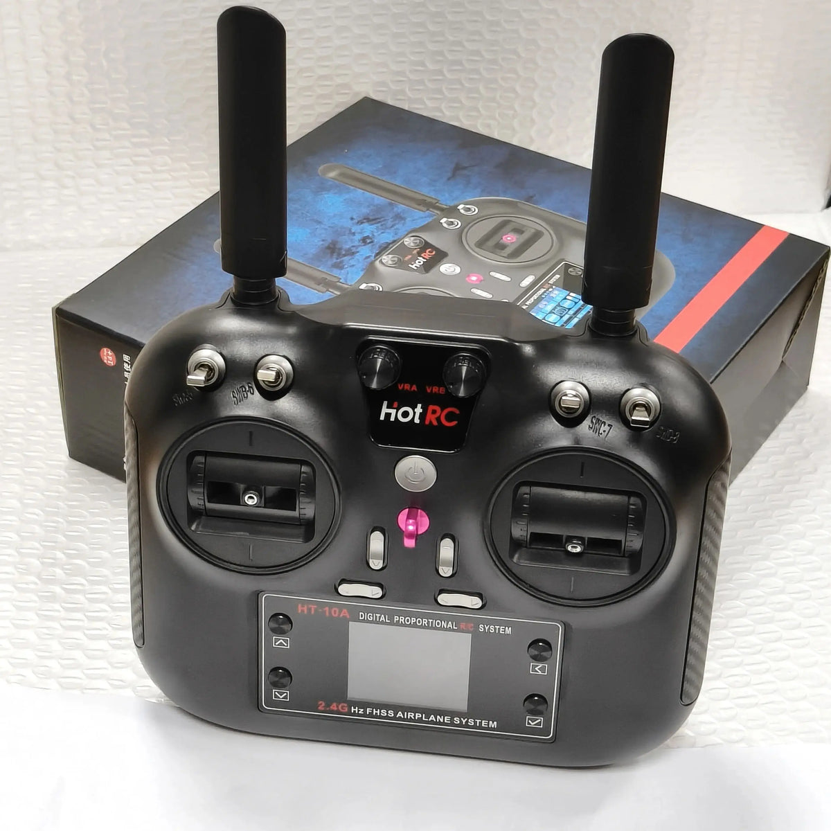Hotrc  HT-10A/HT-8A HT10A 2.4Ghz 10CH/ 8CH  Remote Controller F-10A Receiver For RC Airaft Vehicle Boat Drone Accessories Parts