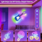 5V RGB+IC Neon Light Strip 15M USB Waterproof Flexible LED Light Strip Music Synchronization Bluetooth Remote Control DIY Home Decoration Changes Ambient light
