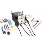 2 in 1 Soldering Station 8586  Digital Display SMD Rework Hot Air Gun Solder Iron 220V ESD Welding Desoldering Repair Tools