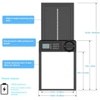 Upgraded 2nd Gen Automatic Pet Door Smart Timer Lift For Dogs Cats Cold Resistant Durable Pet House