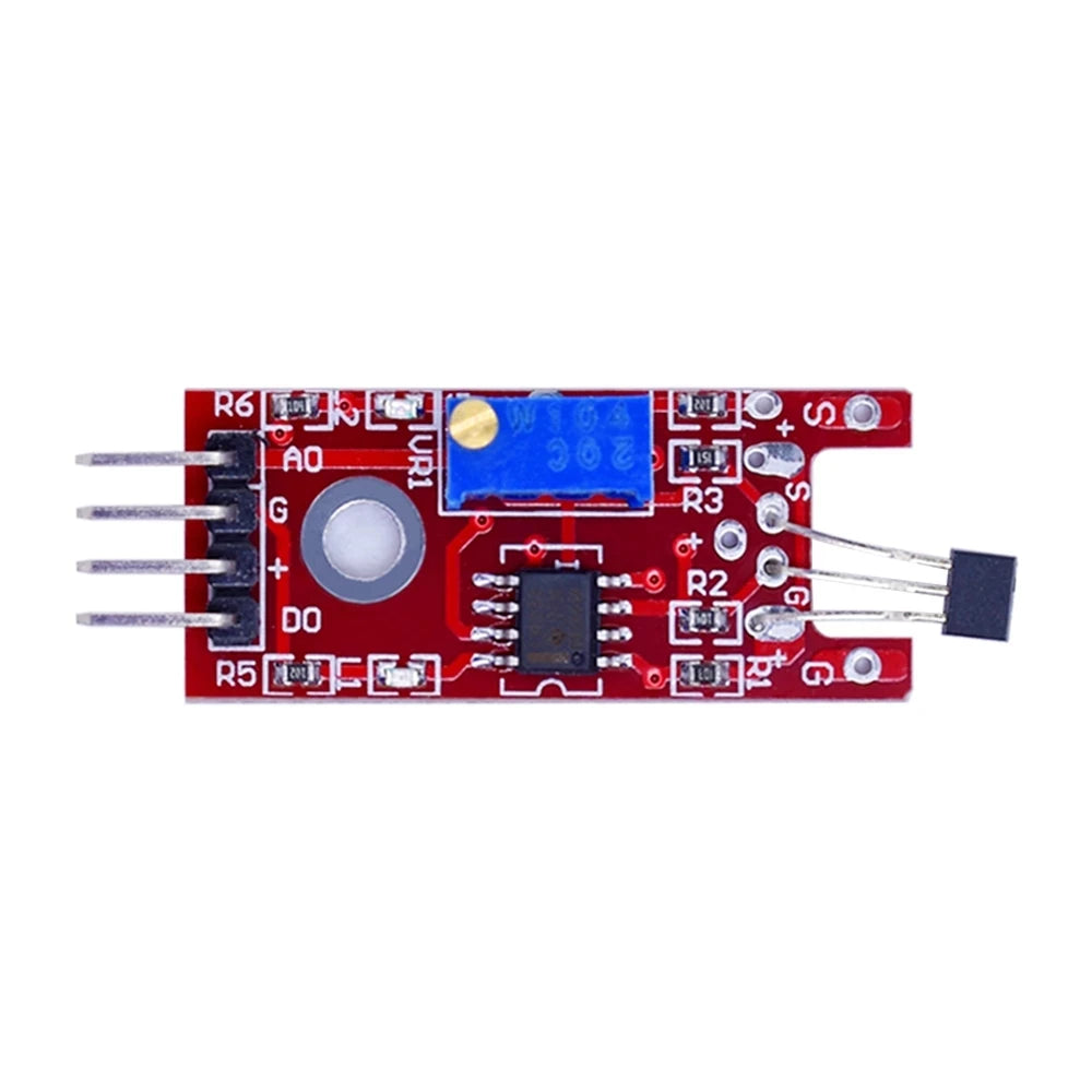 10-2PCS,KY-024 Linear Magnetic Hall Sensor Board Switch Speed Counting Hall Sensors Module For Arduino Diy KY024 Hall Sensor