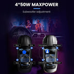Car DSP Amplifier for Android Radio 16PIN Stereo HIFI Speakers Upgrade 4*50W Digital Audio Signal Processor BT APP EQ Adjustment