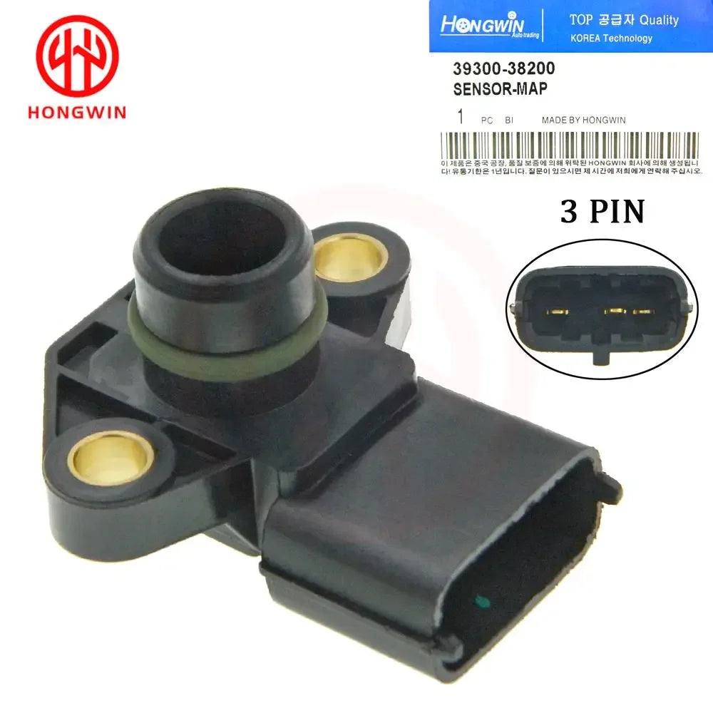 Manifold Absolute Pressure MAP Sensor 39300-38200 94809-30001 39300-38100 For Hyundai Sonata Veracruz Azera Kia Optima Rio Rondo