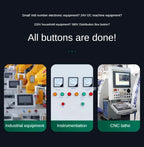 22mm Mushroom Emergency Stop Button Switch 10A XB4 Key Emergency Stop Power Push Button Switch 1NC 1NO Start Switch Red Green