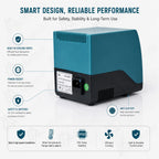 750W 858D hot air gun LED Digital BGA rework Lead-free soldering station SMT desoldering station Temperature storage 110V-120V