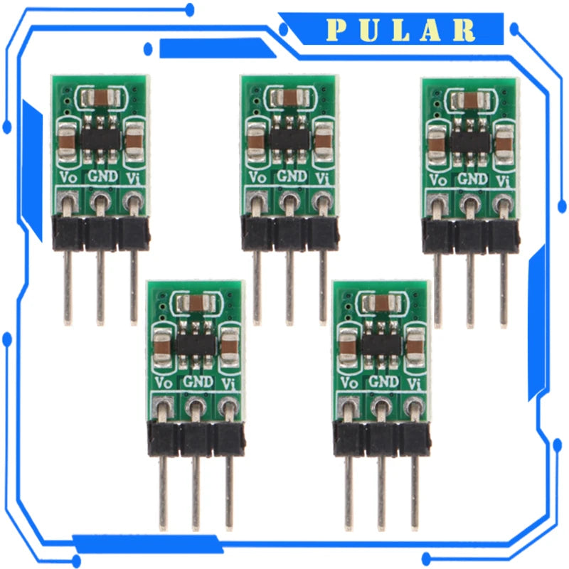 New Mini 1.8V 3V 3.7V 5V to 3.3V Boost & Buck Low Noise Regulated PLR Charge Pump 2 in 1 DC/DC Converter