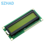 1602A IIC 16x2 LCD Module – Yellow-Green Screen With Level Conversion, 5V For Arduino & MCU Projects